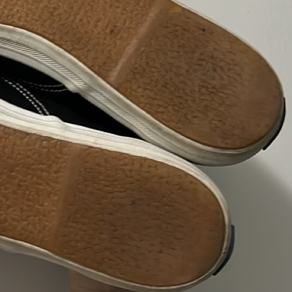 Black Lace Up Keds Sneakers Size 8.5 White Shoe Strings Laces Used - Picture 16 of 16